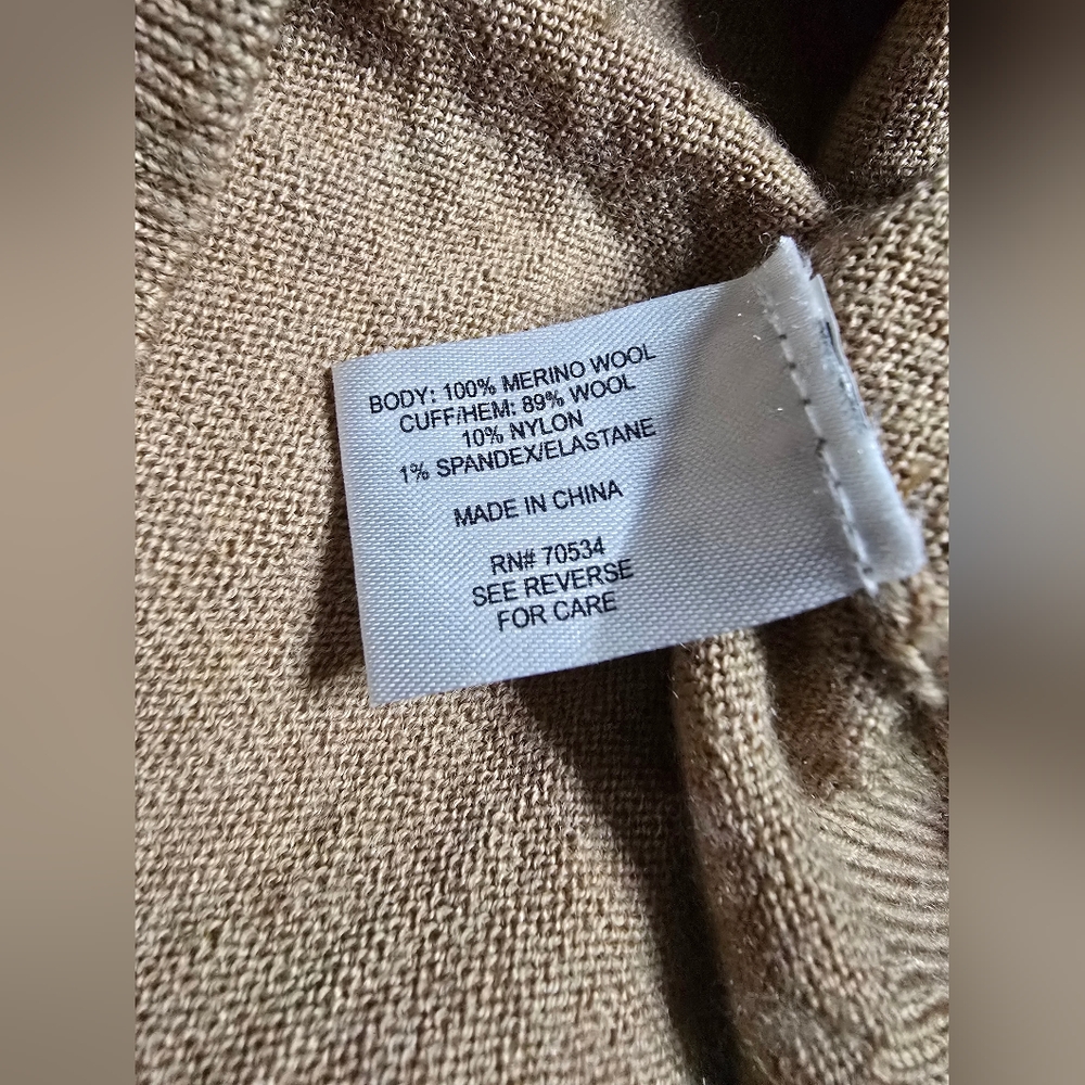 Orvis Tan Men's Sweater - Picture 5 of 5